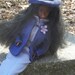 Barbie Clothes Dress Matching Jacket Hat Purple Outfit for Vintage Fashion Dolls
