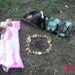Barbie & Ken Clothes Sleeping Bags Camo Pink