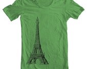 Men's T Shirt Eiffel Tower American Apparel XS, S, M, L, XL 10 COLORS