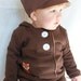 HOODIE - The Fox Hoodie - Fully Lined Pullover Hoodie - Size 3T - last one - Ready to Ship