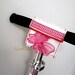 Felt scooter pouch bicycle bag accessories kids tricycles Butterfly white /red