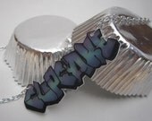 Graffiti Art Cupcake Necklace