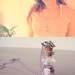 Hearts Bottle Necklace Purple Magic Vial Snow Glitter Butterfly Whimsical design Romantic Gift ideas