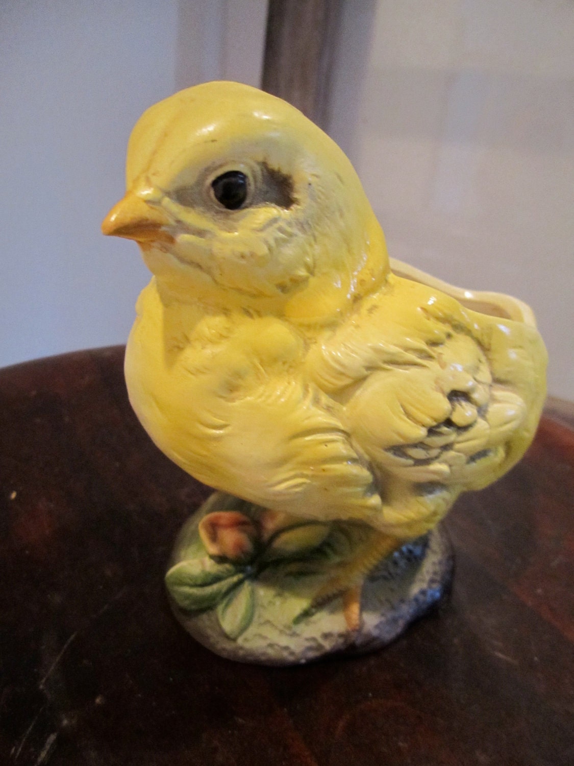Yellow Baby Chick Planter Vintage just in time for Easter