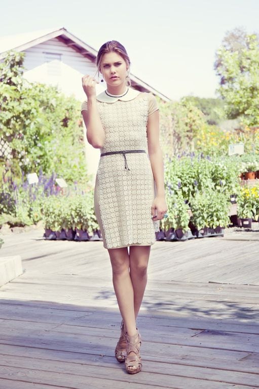 Peter Pan Collar Dress 50% Off Sample Sale
