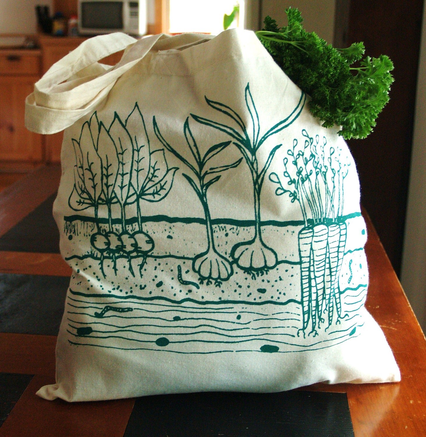 canvas produce bags