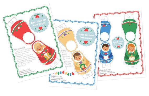Christmas Children's Printable Craft. Russian by meganlintucker