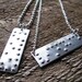 Braille His and Hers Secret Message Necklaces- Personalized Say It With Braille