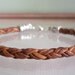 Light Brown Bolo Braided Leather Bracelet