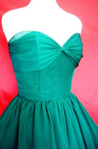 Gorgeous 50s Style Cocktail Dress, can be made custom, made to measure any size welcome