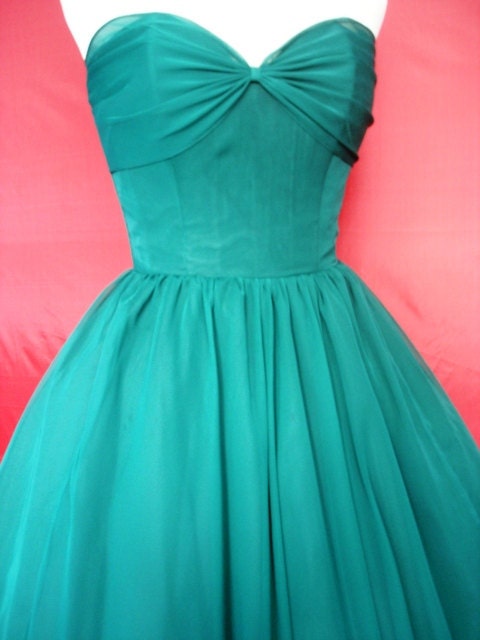 Gorgeous 50s Style Cocktail Dress, can be made custom, made to measure any size welcome