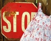 STOP  You gotta see this indigo and red sundress-----size 24 mo