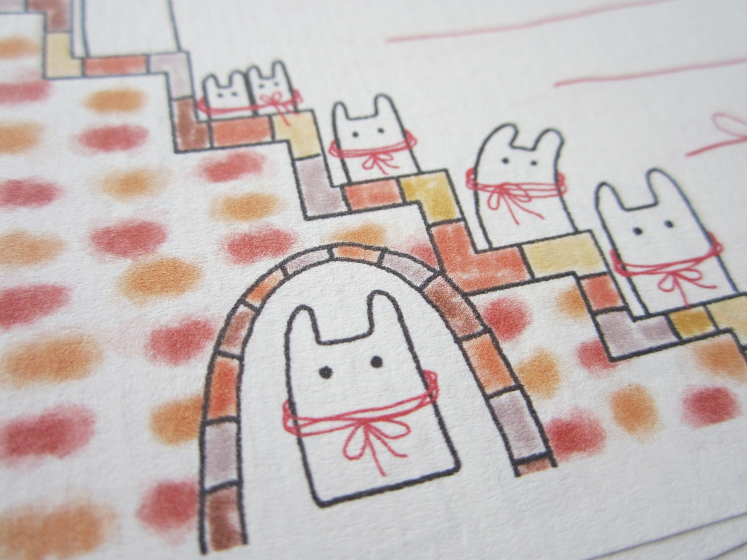 letter-paper / Red Yarn in town
