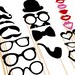 Photo Booth Props - Sexy Photobooth Prop - 20 piece set - Birthday, Wedding Photo Props