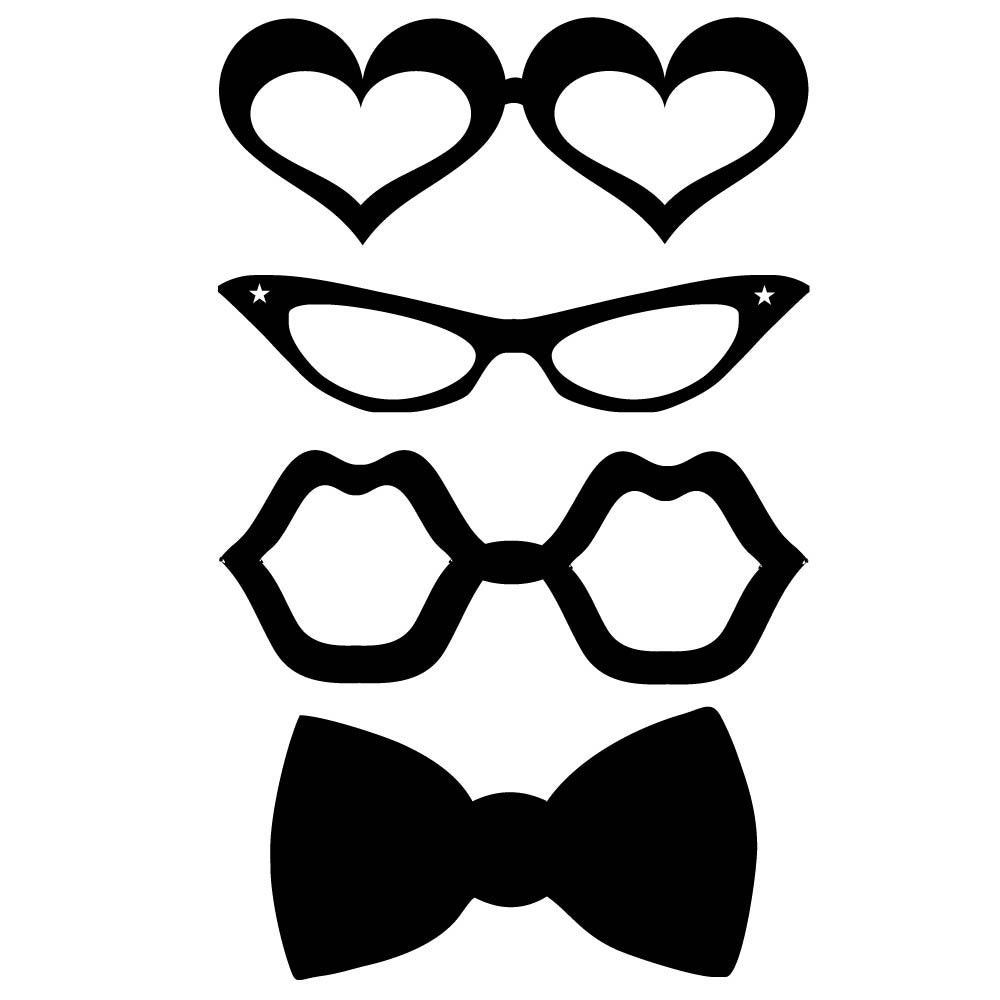 Photo Booth Props - Sexy Photobooth Prop - 20 piece set - Birthday, Wedding Photo Props