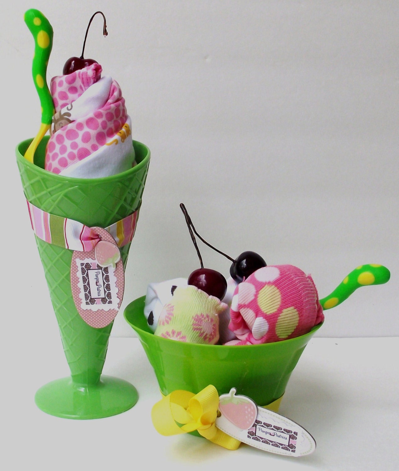 baby ice cream sundae gift set 10 pieces socks and by