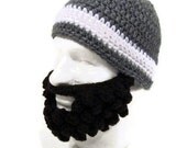 Crochet Beard - Men's -  Kid' s Costume - Face Mask - Made to Order