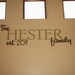 Custom Family Name Wall Decals-