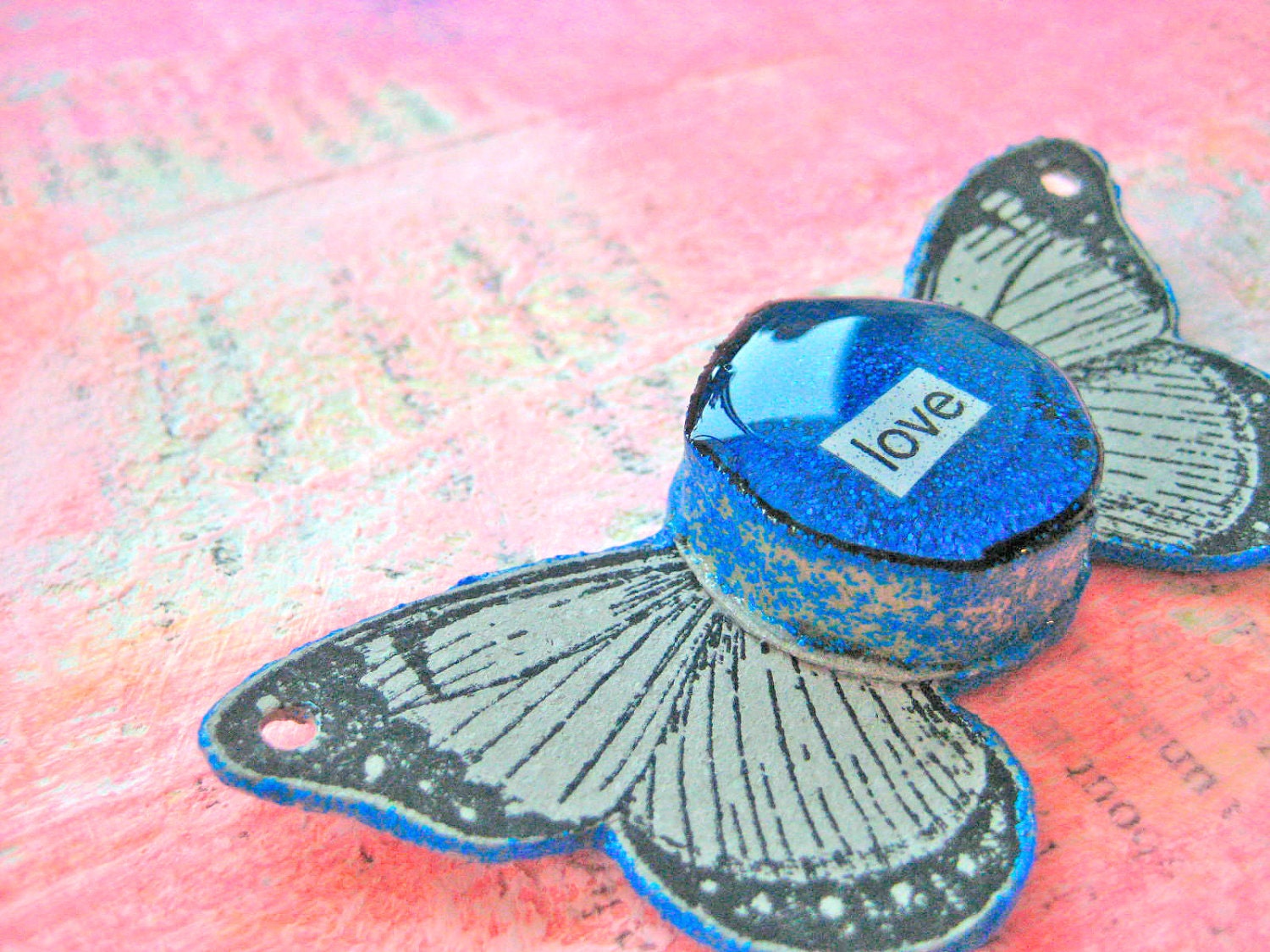 Tutorial no. 3 by Alma Stoller Personalized Butterfly Pendant