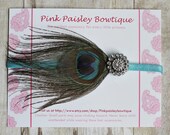 Baby headbands, infant headbands, peacock baby headbands, peacock feather hairbows, baby girl headbands, toddler bows, baby hair accessories