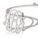 Monogram Necklace 1"- Personalized Monogram - 925 Sterling silver