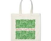 Christmas Tote Bag - Merry Christmas Signature Tote Bag or Personalized Tote Party Favor