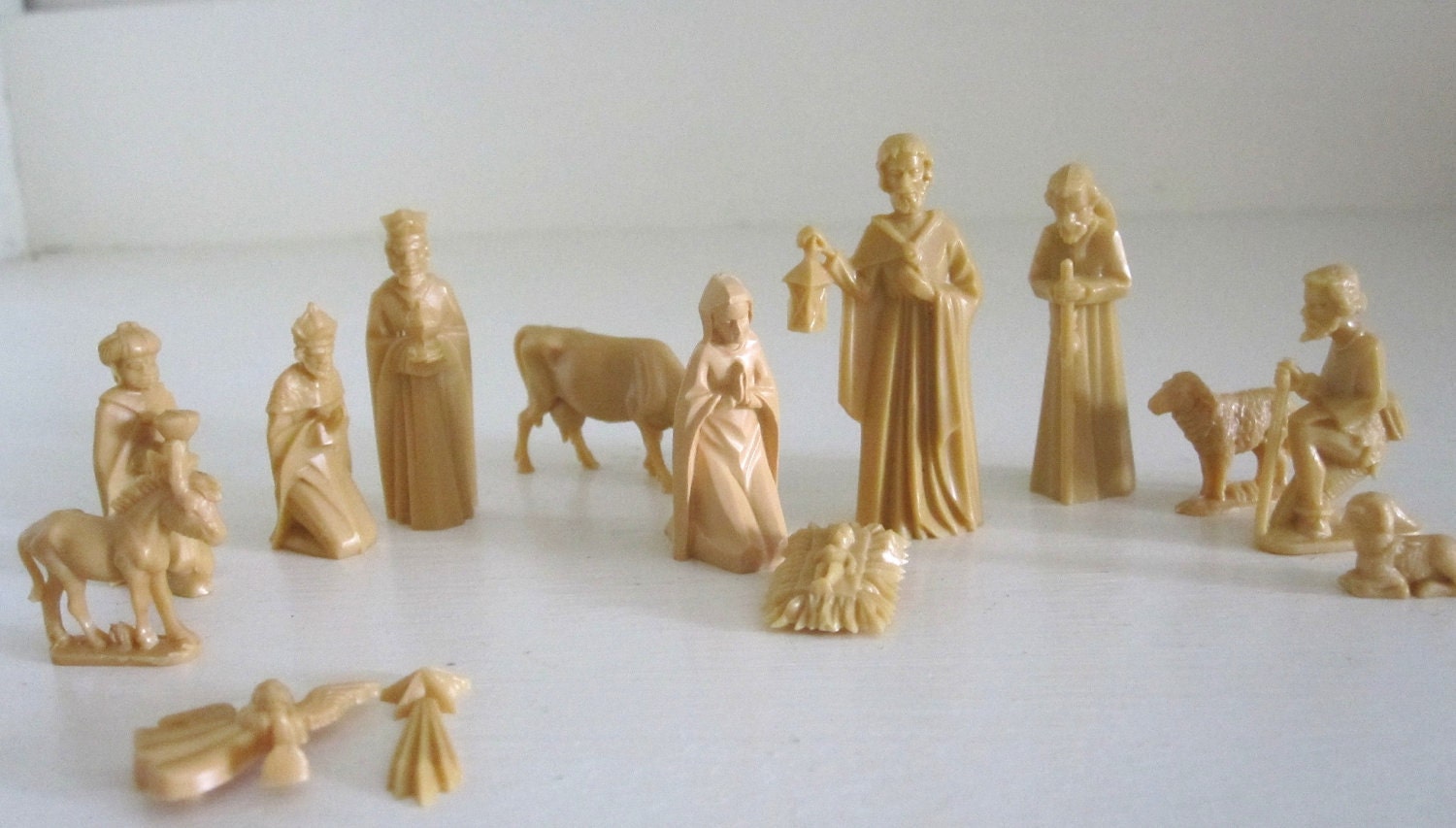 Teeny Tiny West Germany Miniature Nativity by AnneGrahamVintage