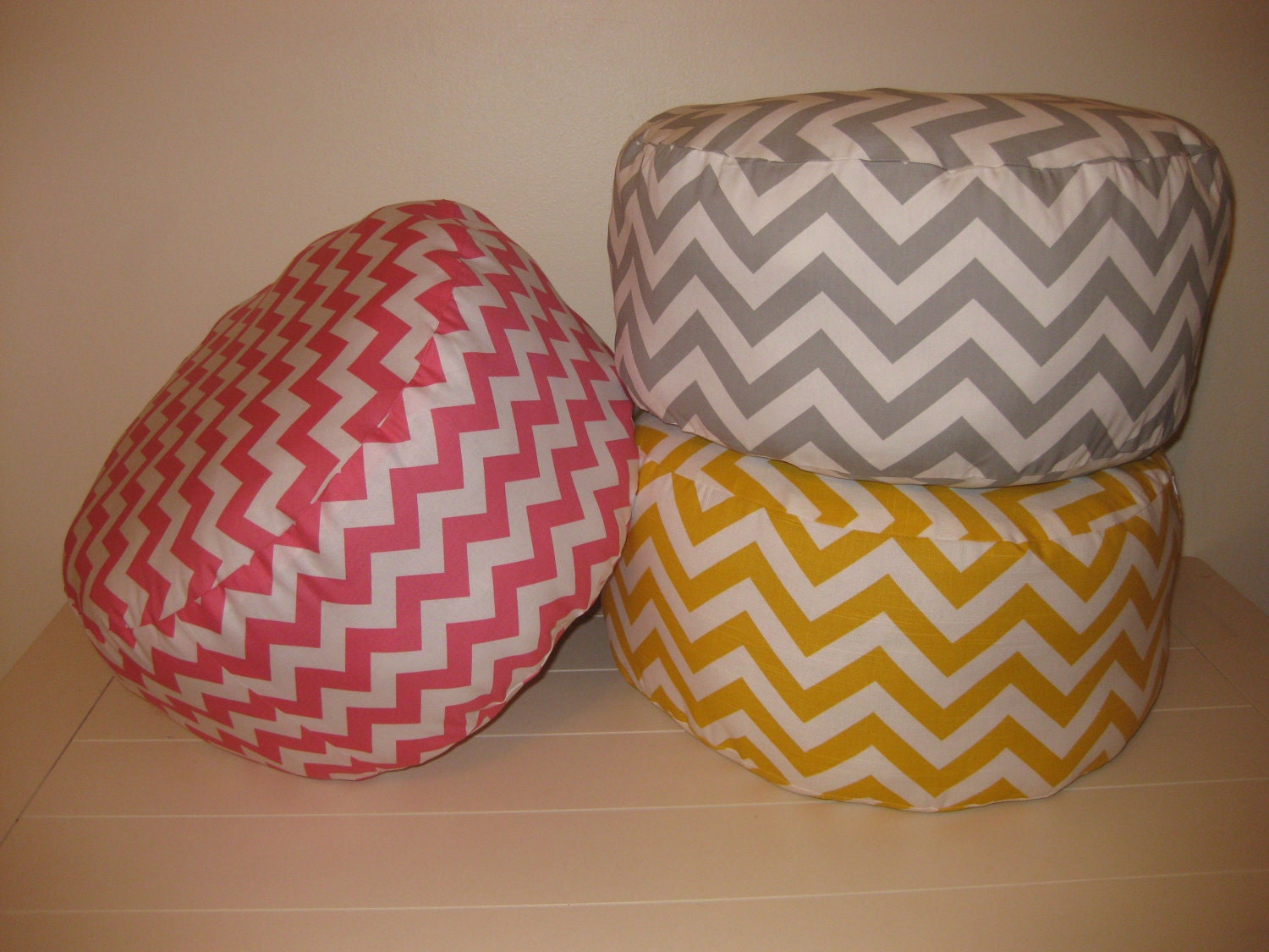 YOU SEND the Fabric and I Will Sew Your 20" x 9" Pouf Ottoman Cover Designed By You