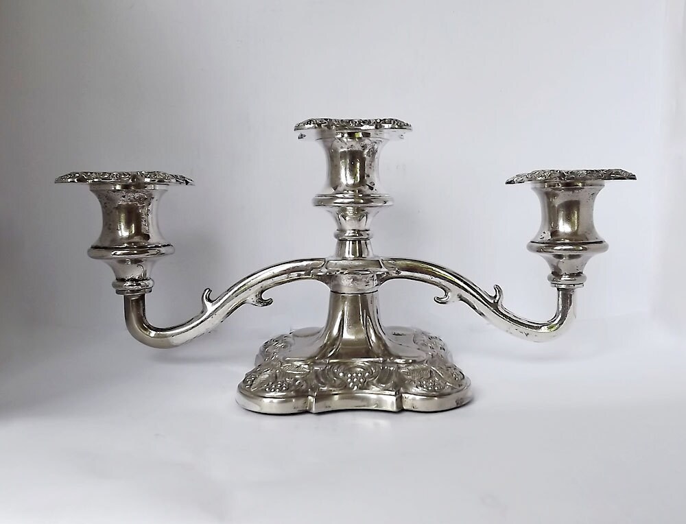Silver plated candelabra from England