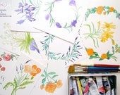 Custom Calligraphy & floral Illustration - Made to order marriage certificates, poems, quotes, vows, poems... :)