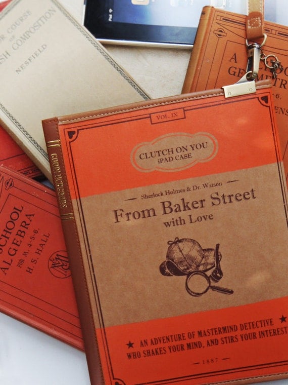 SALE - Clutch on You: From Baker Street with Love iPad case