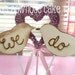 Love bird cake toppers