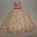 Vintage 1960's Ideal Pepper Doll Pink & White Gown Dress