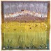 SEASIDE ART QUILT - St. Ives Cornwall quirky cottages houses beach sea seaweed shells beads - hand dyed silk embroidery beading applique