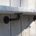 Shelf metal ON SALE custom listing 3 feet long industrial book shelving pipe brackets