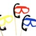 Summer Photo Booth Prop Set - Set of 3 Swim Goggles with Snorkles - Birthdays, Weddings, Parties - Fun Photobooth Props