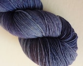 Hand Dyed Sock Yarn - Superwash Merino / Nylon Fingering Weight in Lapis Lazuli Colorway