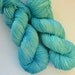 Merino Silk Sock Yarn - Hand Dyed 50/50 Merino Silk Fingering Weight in Seven Seas Colorway