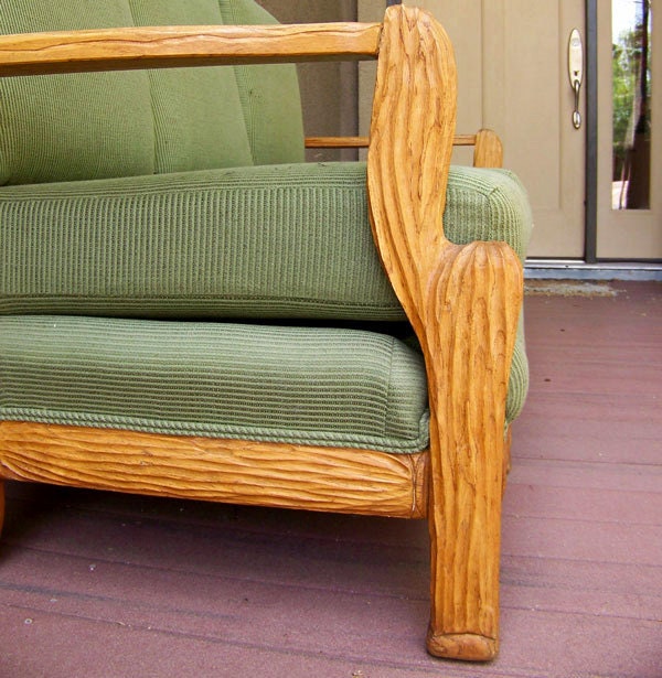 A Brandt Ranch Oak sofa couch RARE saguaro by AntiqueAddictions