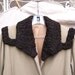 Edwardian dress coat curly lamb fur and cashmere extra large unusual and elegant full length womens plus size