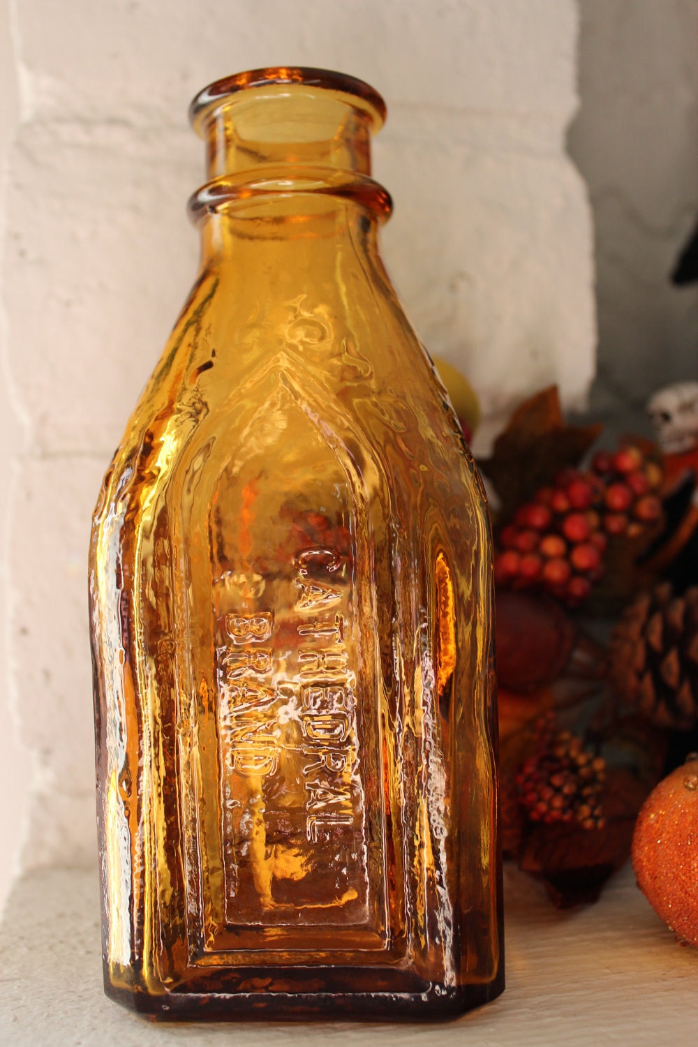 Chief Wahoo Electric Tonic Amber Bottle