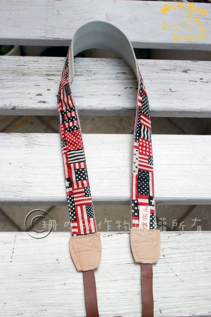 DSLR Camera strap---American flag