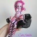 RESERVED BLANCA Monster high doll repaint custom