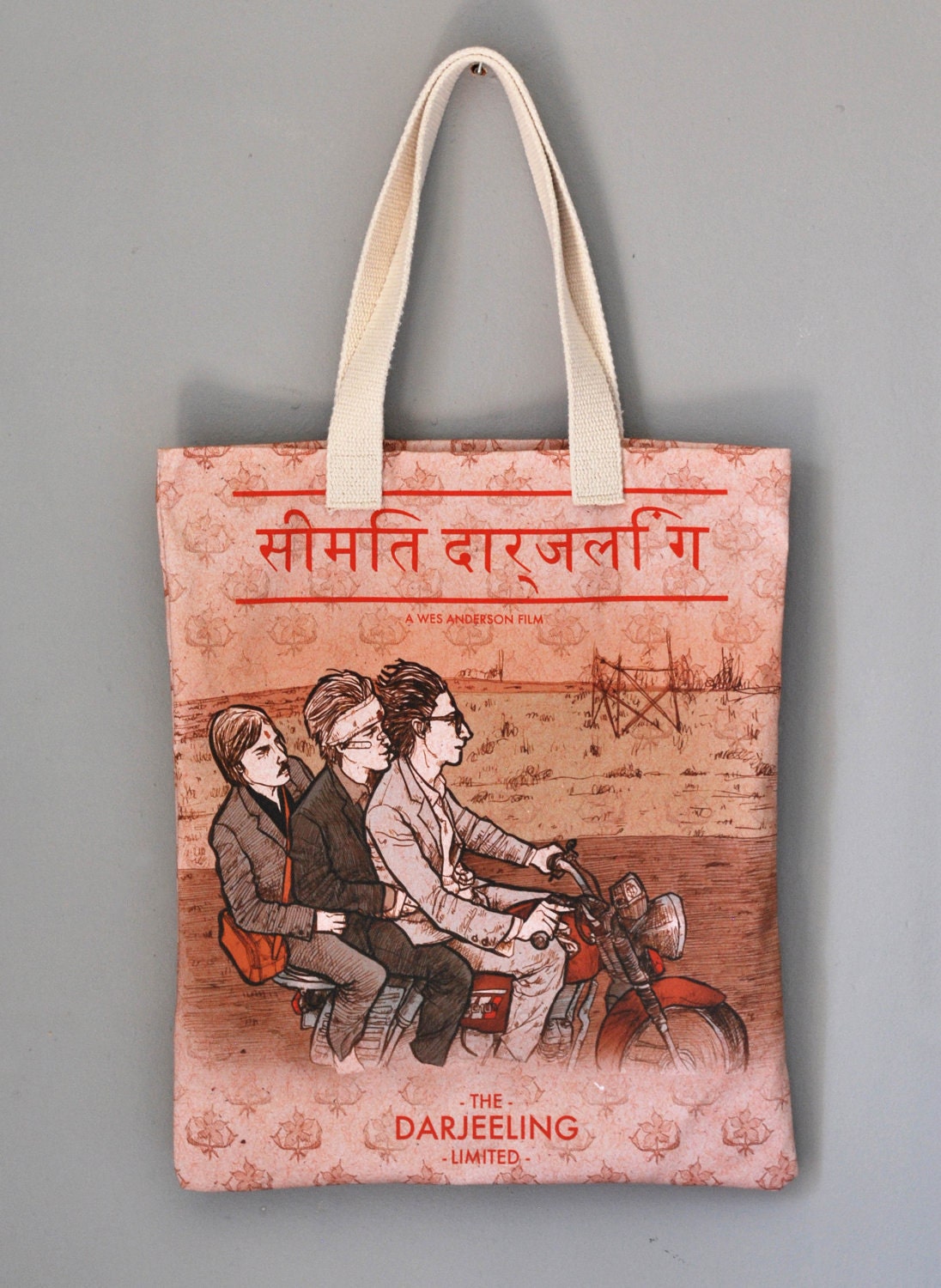etsy fashion Darjeeling Limited Tote Bag 01