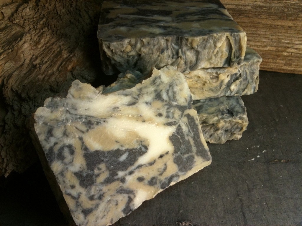 Charcoal and Bentonite Clay Soap, Complexion Soap
