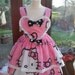 Made to order Hello Kitty Heart Pinafore Size UK 8-12