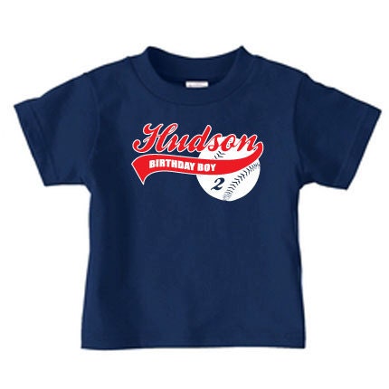 Personalized baseball birthday t shirt, boy baseball shirt