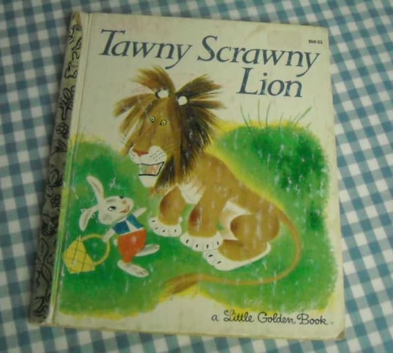 Tawny Scrawny Lion Vintage 1981 Children's By Vintagebookbazaar