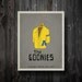 The Goonies Inspired Minimalist Movie Poster 11" x 14"