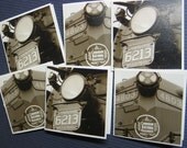 Train engine CN trains (6 mini Cards) / wheel mini cards / cactii cards / mixed photo cards - PhotographyBySandra